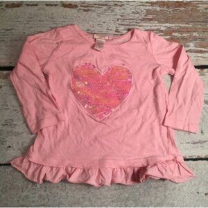 Spoiled Angels Sequin Heart Shirt